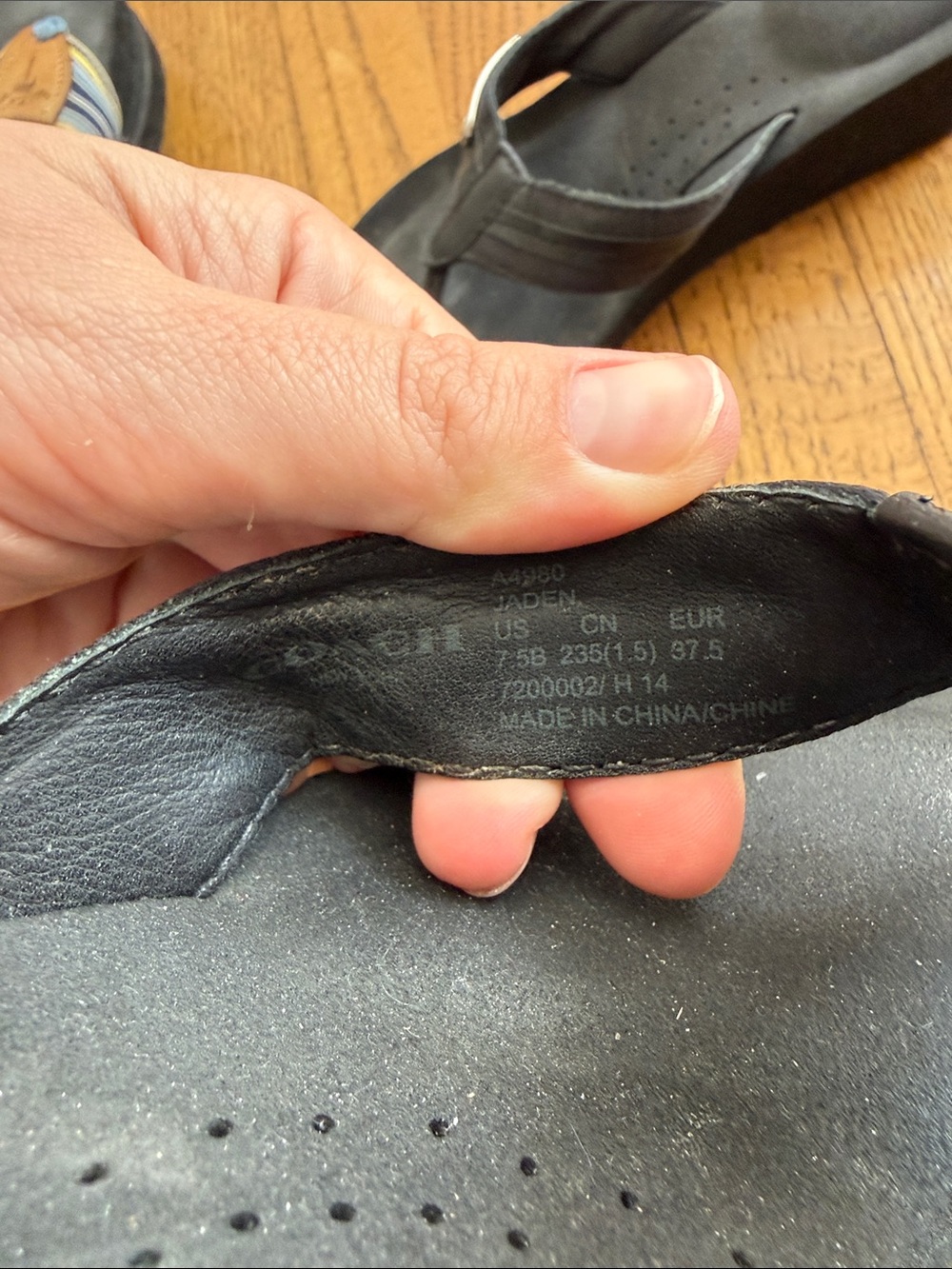 Coach Black Platform Wedge Thong Sandals - Picture 4 of 4